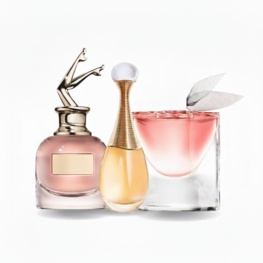 SET DE 3 PERFUMES: perfumes elegantes de mujer, colección eau de parfum floral y oriental