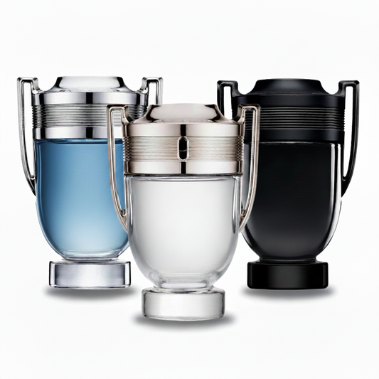 SET DE 3 PERFUMES: fragancia legendaria, clásico de la victoria y aroma triunfal de hombre (Eau de Parfum)