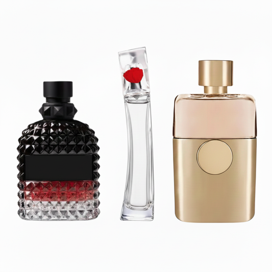 SET DE 3 PERFUMES: colección floral e intensa de eau de parfum para mujer