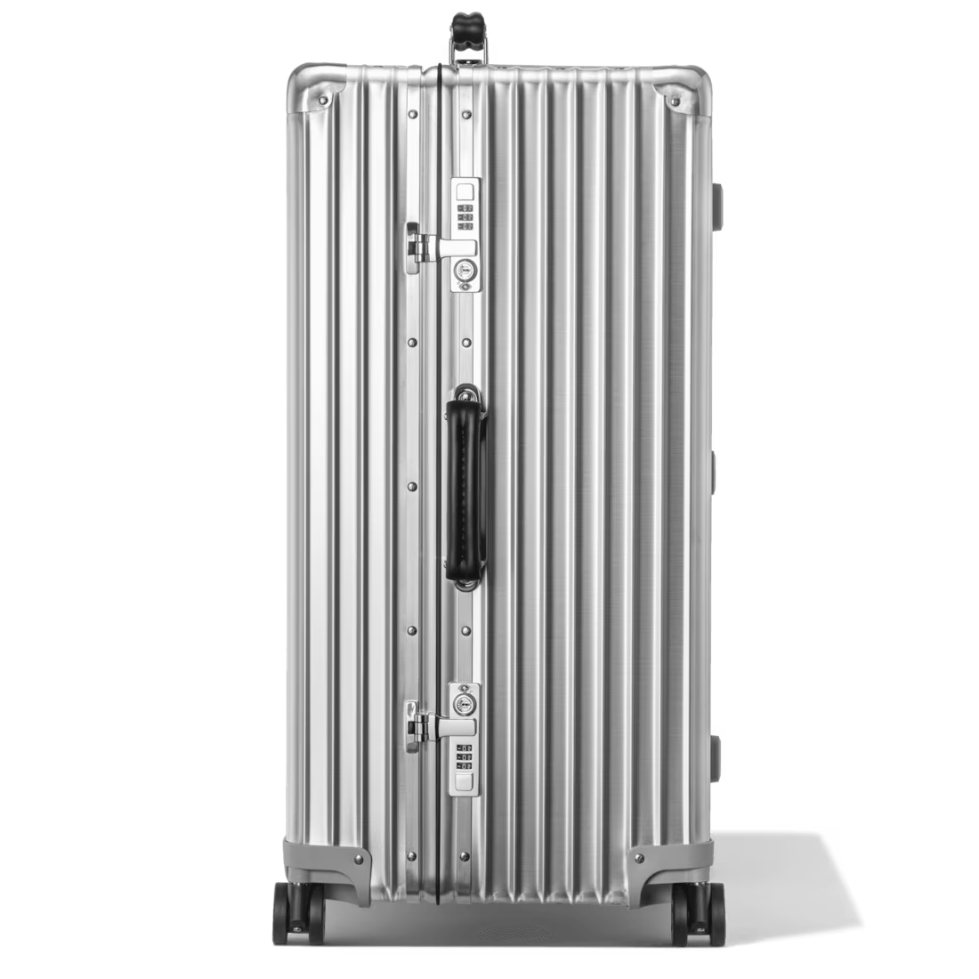 Maleta baúl XL en aluminio - Plata