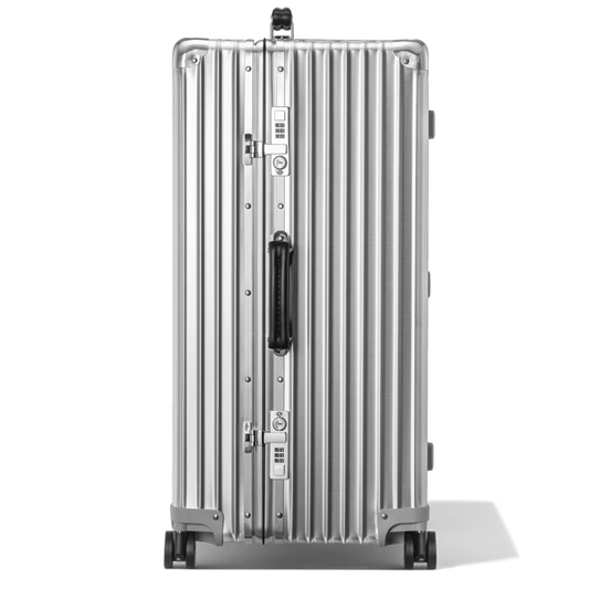 Maleta baúl XL en aluminio - Plata