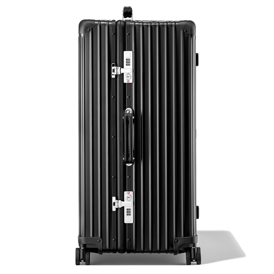 Maleta baúl XL en aluminio - Negro